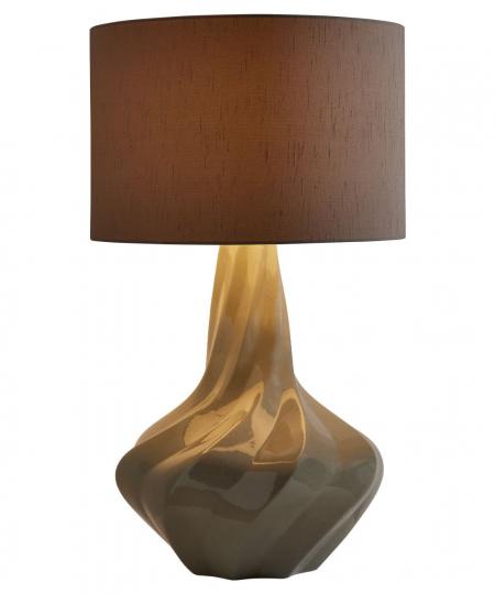 Ceylon Table Lamp in Stippled Grey
