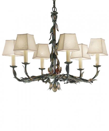 Bamboo chandelier