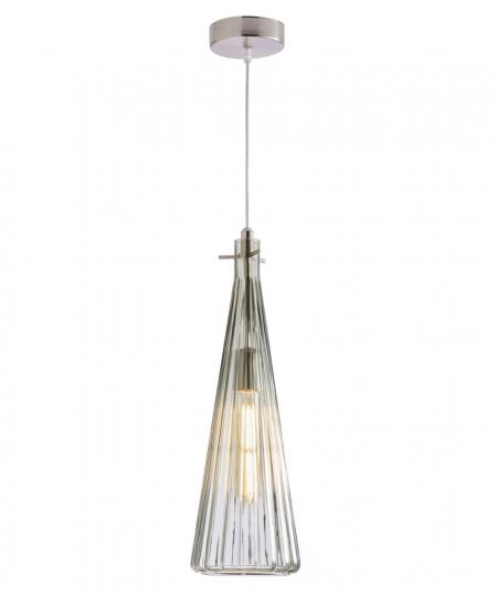 Pleat Pendant Light in Smoke
