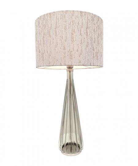 Pleat Table Lamp  in Smoke