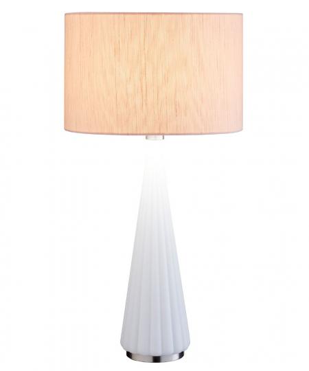 Pleat Table lamp in Opal