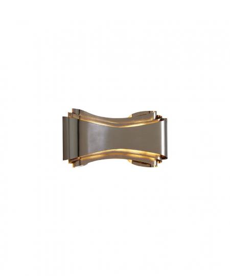 Wave Satin Nickel small wall light